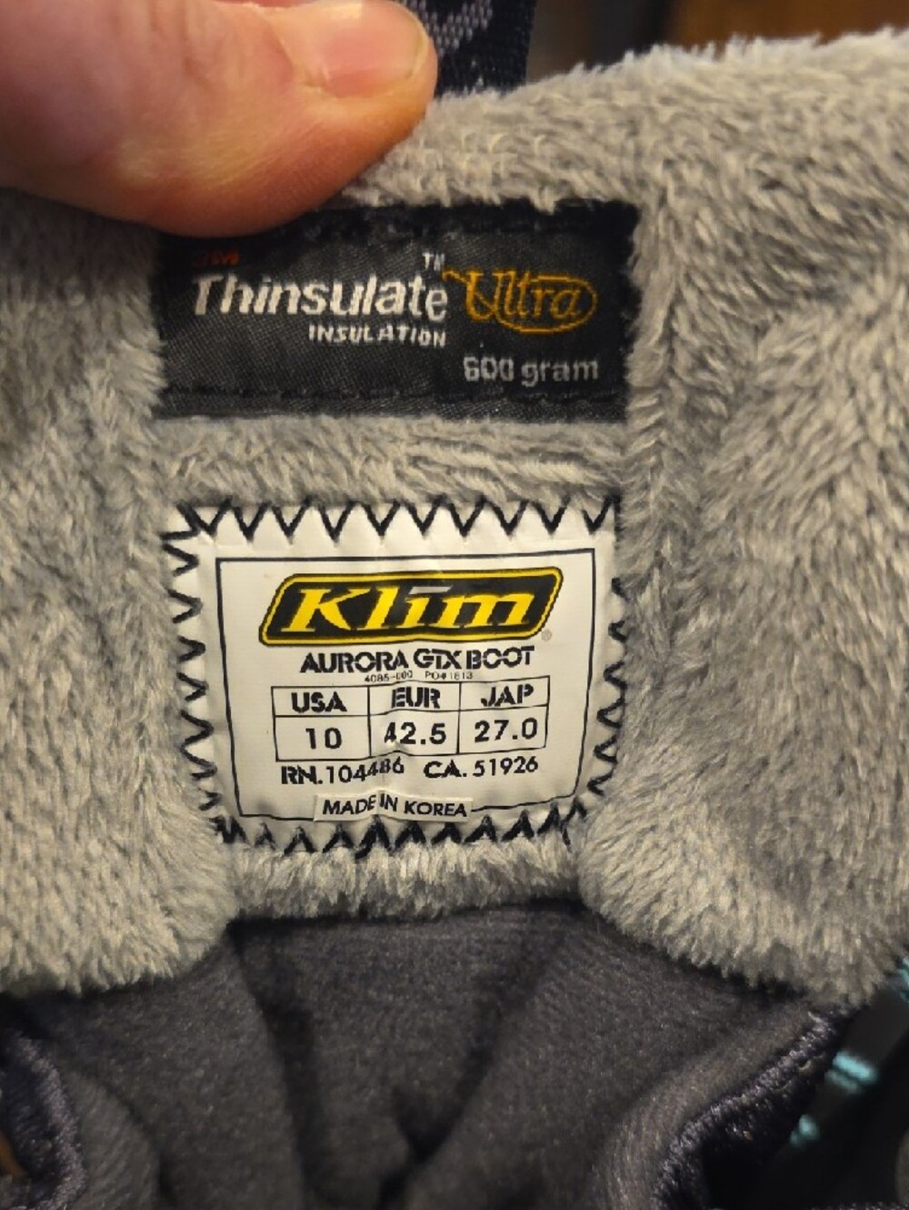Klim Womens Aurora Gtx Boots Sz 10 - Picture 5 of 8